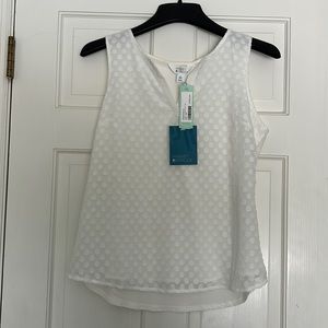 Market & Spruce Textured Print Top